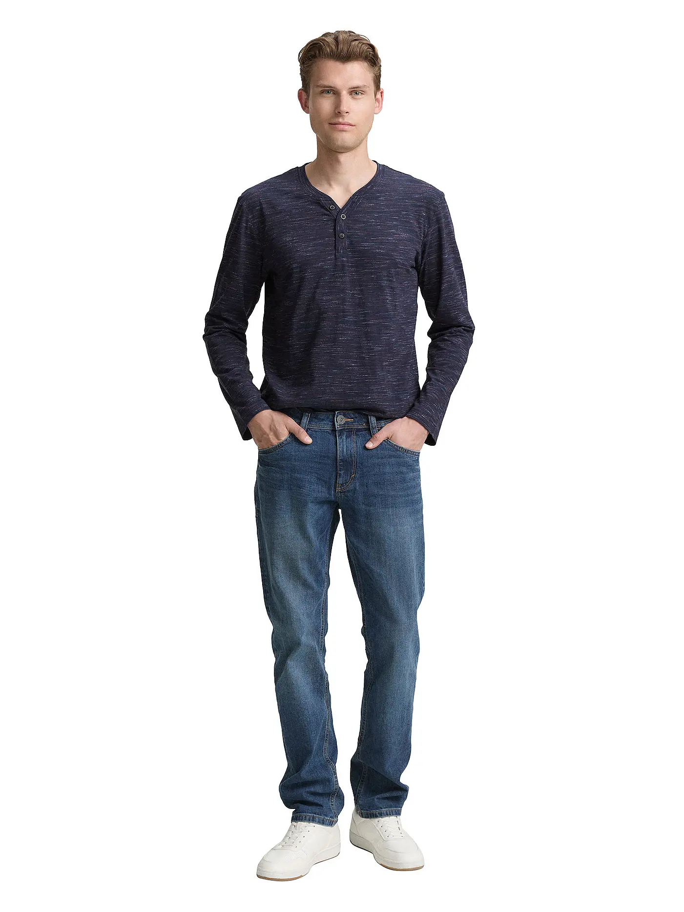 TOM TAILOR | Langarmshirt | dunkelblau